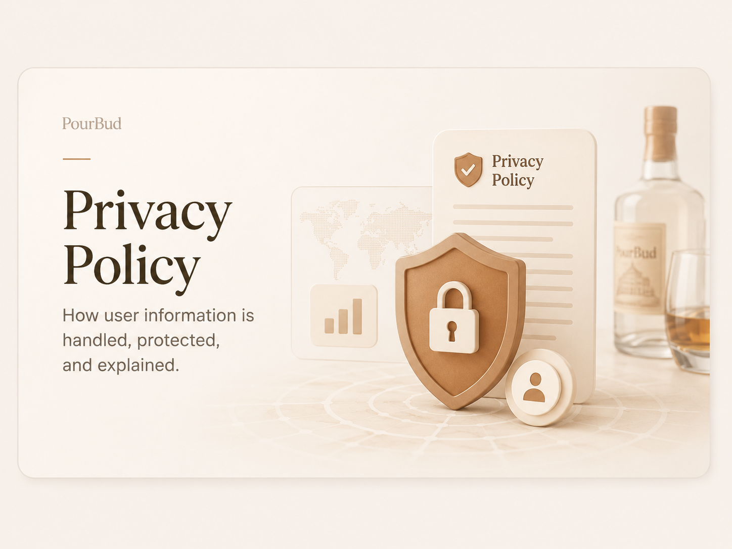 Privacy policy illustration for PourBud