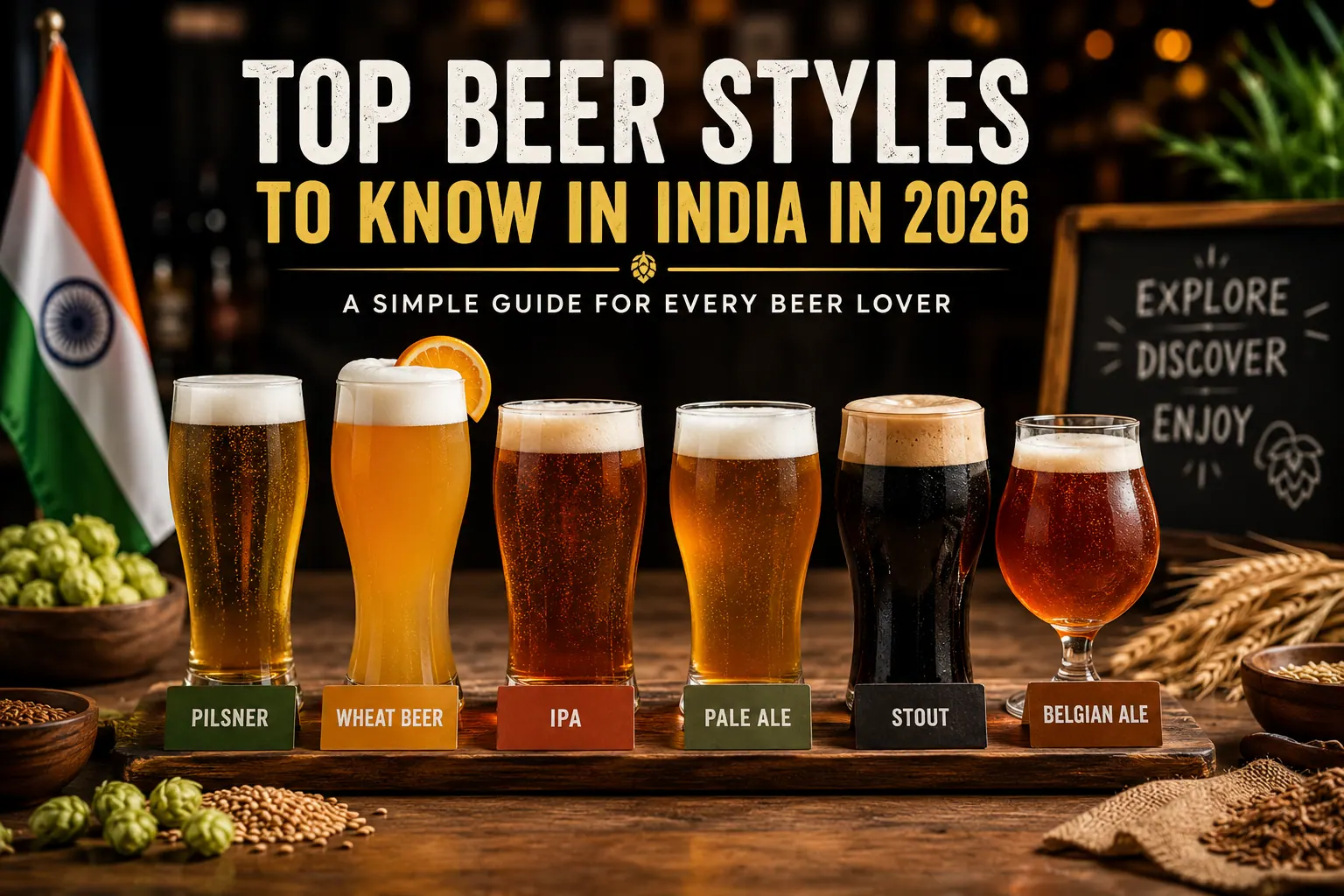 Top Beer Styles to Know in India in 2026 hero image